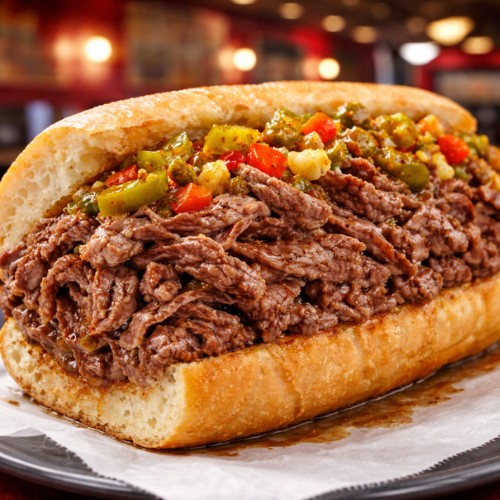 Italian Beef And Sausage Combo PORTILLOS MENU PORTILLO'S SANDWICHES PORTILLO'S MENU WITH PRICES