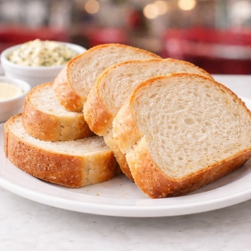 French Bread Hot Peppers, Giardiniera Sauce, Sweet Peppers, Gravy Bread, House Bread , Portillo's sides, portillo's food, portillo's menu with prices , portillo's menu , portillo's catering , portillo's breakfast menu