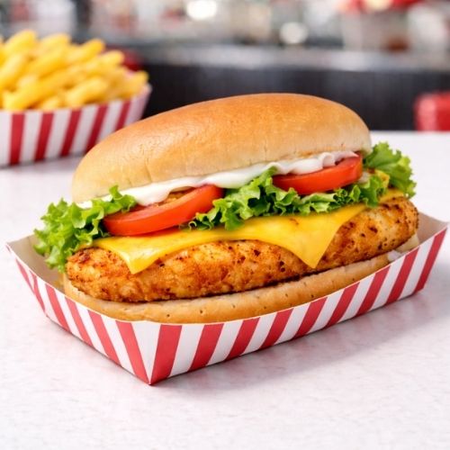 Breaded Chicken Sandwich , Portillo's chicken , portillo's food, portillo's menu with prices , portillo's menu , portillo's catering , portillo's breakfast menu