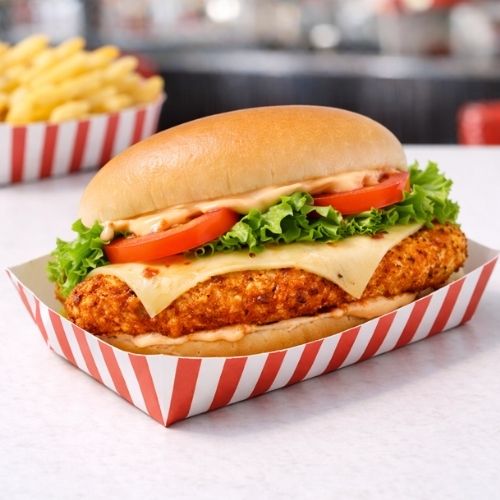 Spicy Chicken Sandwich , Portillo's chicken , portillo's food, portillo's menu with prices , portillo's menu , portillo's catering , portillo's breakfast menu